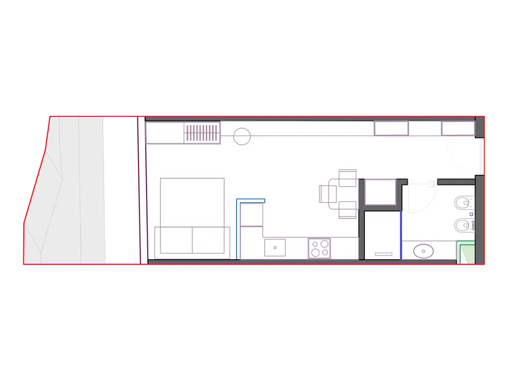 Furnished plan of SST-B2-520