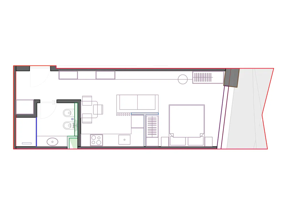 Furnished plan of SST-B2-532