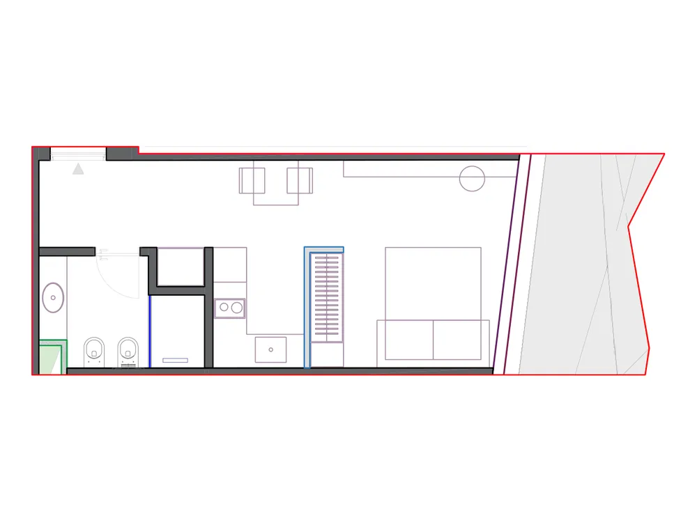Furnished plan of SST-B2-601