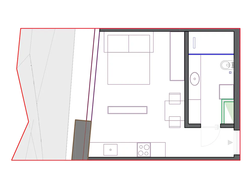 Furnished plan of SST-B2-603