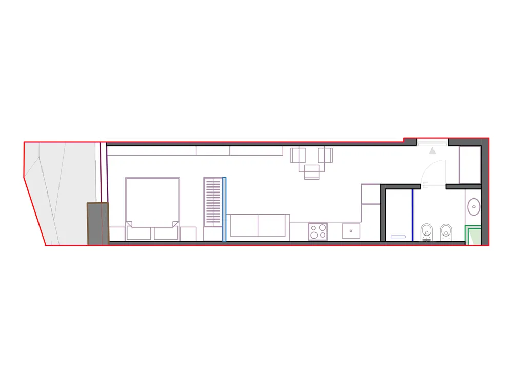 Furnished plan of SST-B2-610
