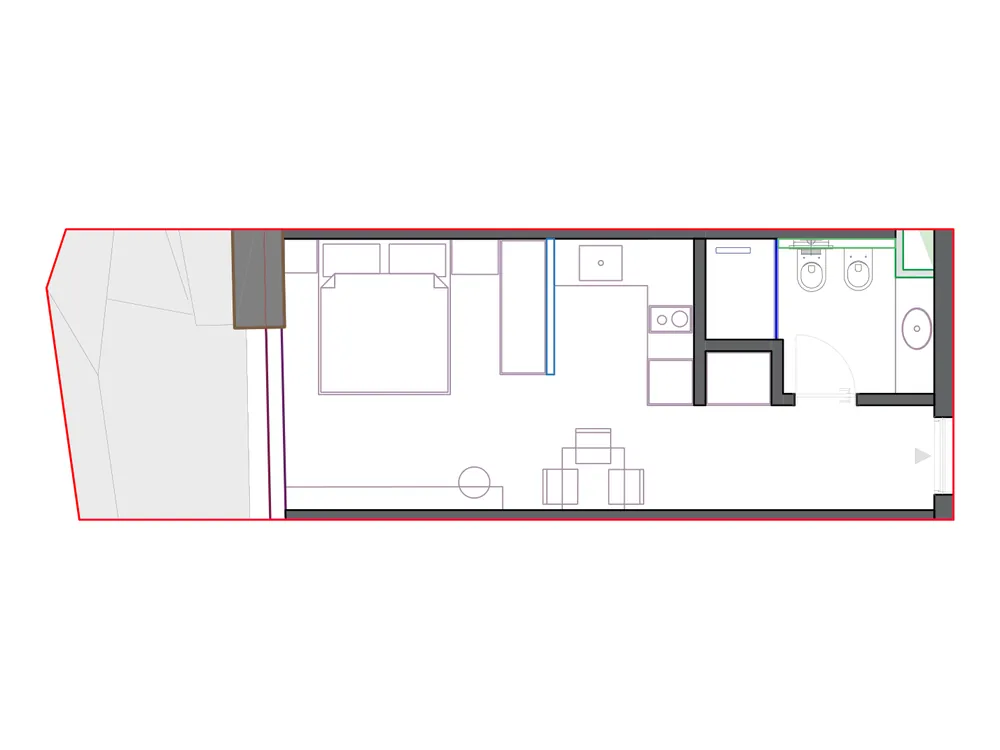 Furnished plan of SST-B2-618