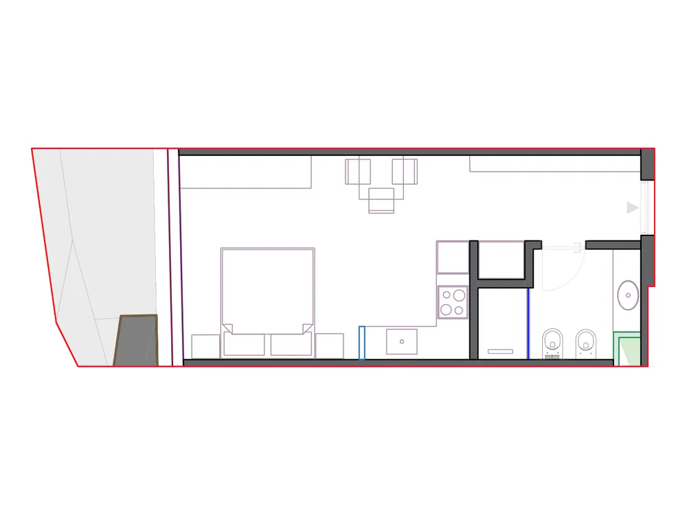 Furnished plan of SST-B2-619