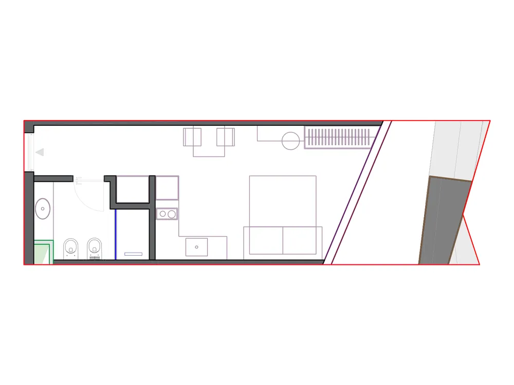Furnished plan of SST-B2-622