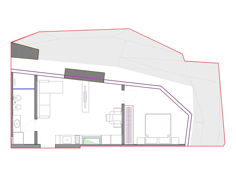 Furnished plan of SST-B2-702