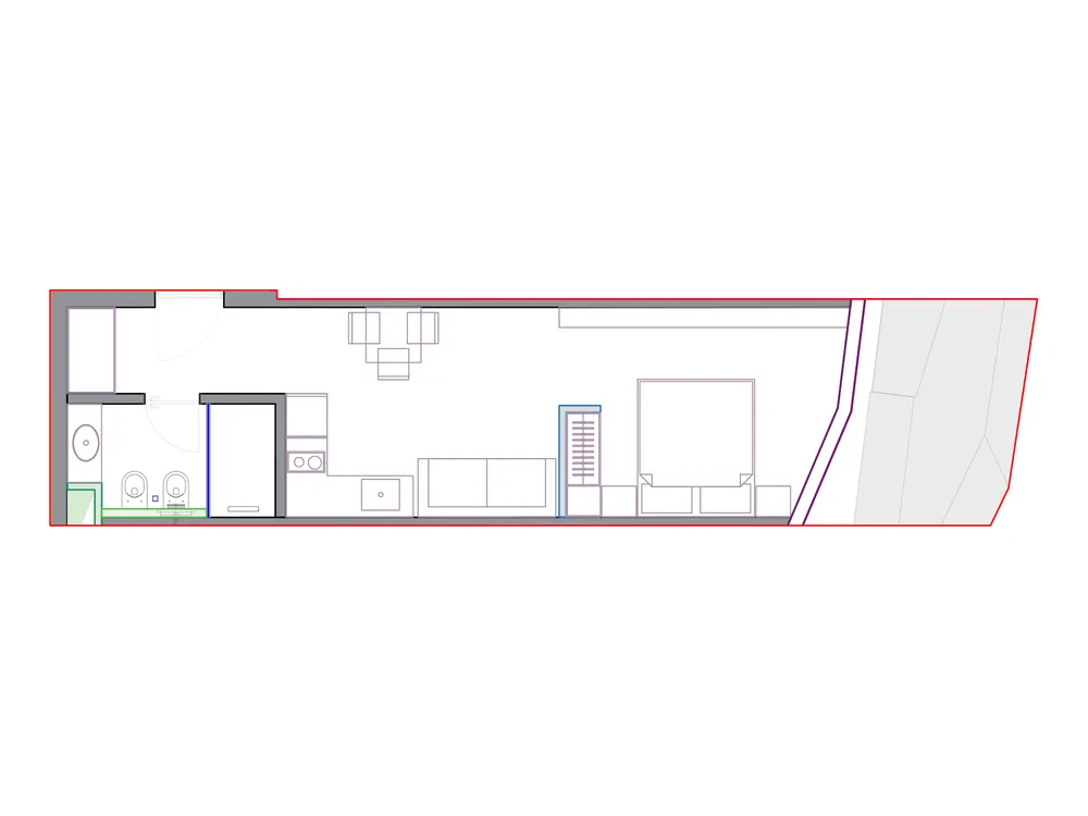 Furnished plan of SST-B2-722