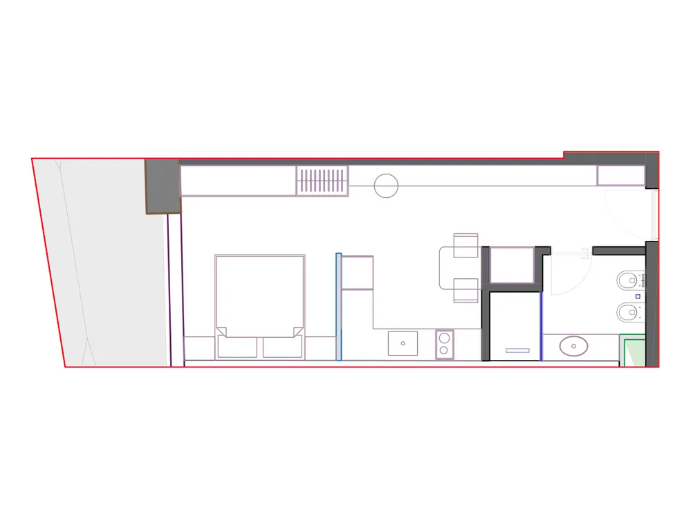 Furnished plan of SST-B2-806