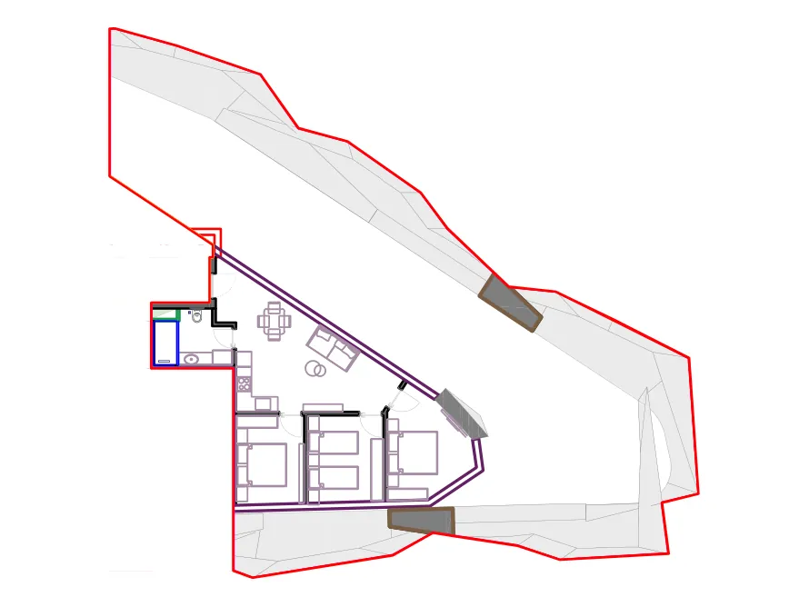 Furnished plan of SST-B2-814