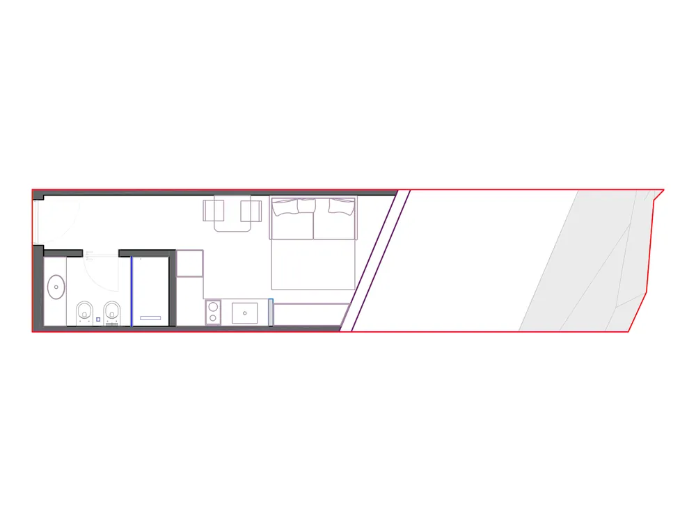 Furnished plan of SST-B2-816