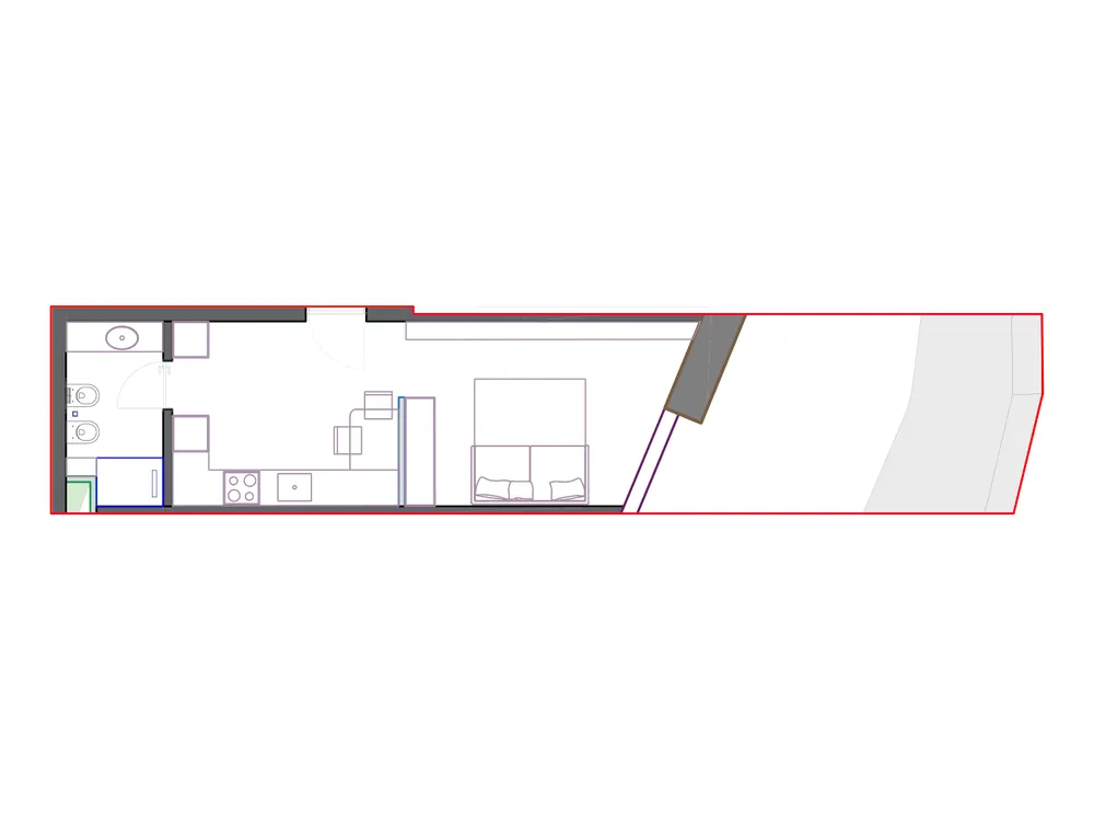 Furnished plan of SST-B2-818