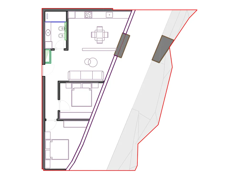 Furnished plan of SST-B2-910