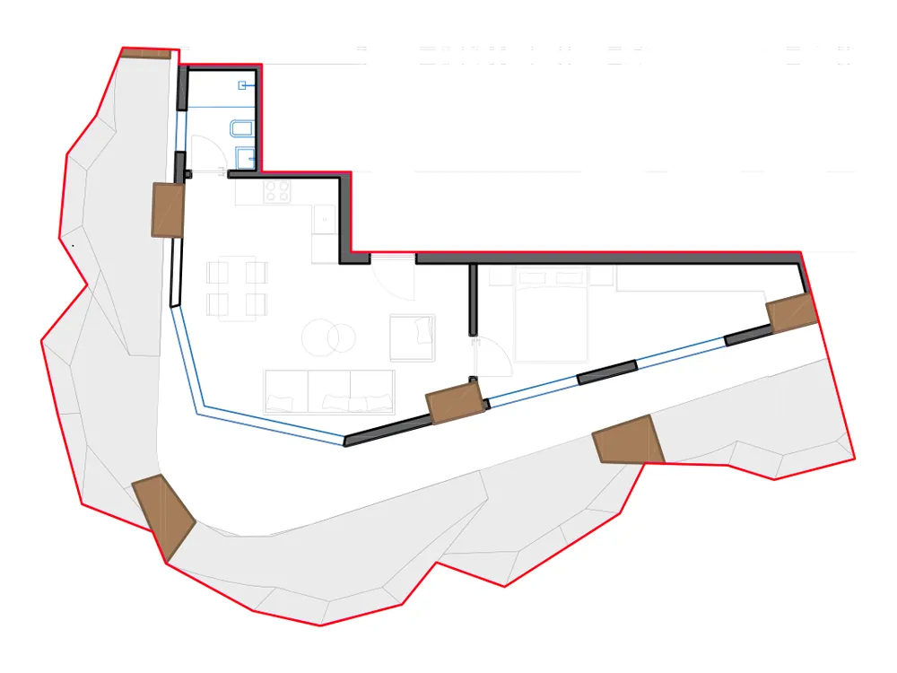 Furnished plan of SST-B3-1002