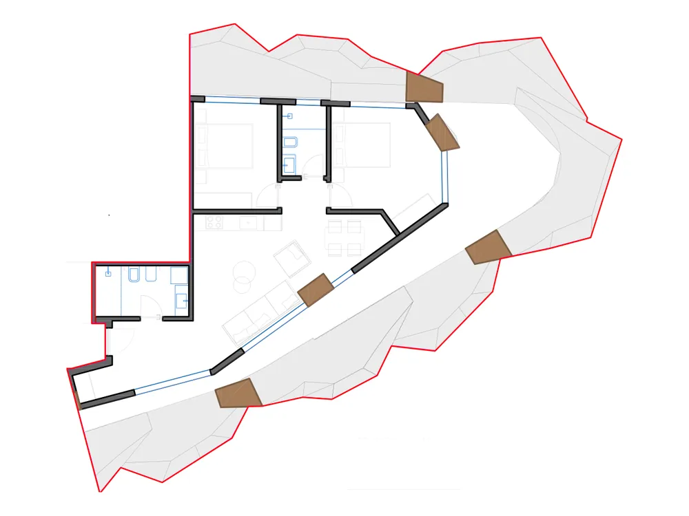Furnished plan of SST-B3-1003