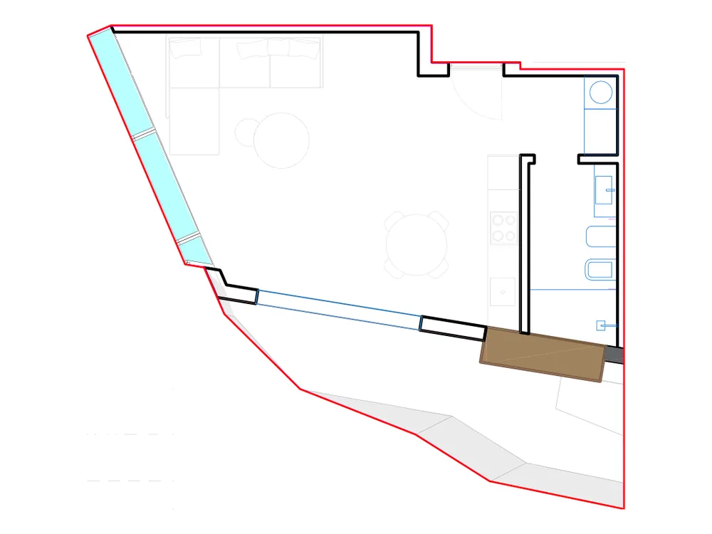 Furnished plan of SST-B3-102