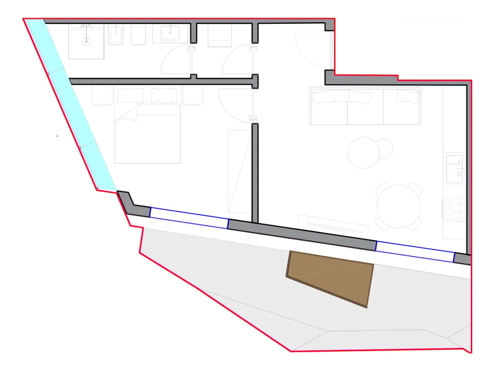 Furnished plan of SST-B3-202