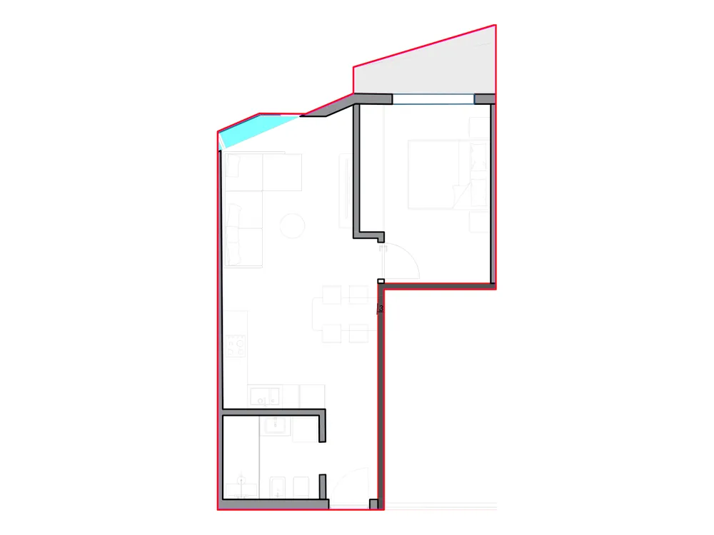 Furnished plan of SST-B3-301