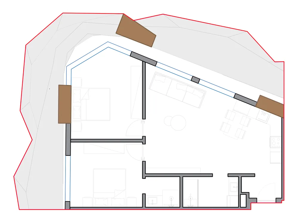 Furnished plan of SST-B3-411