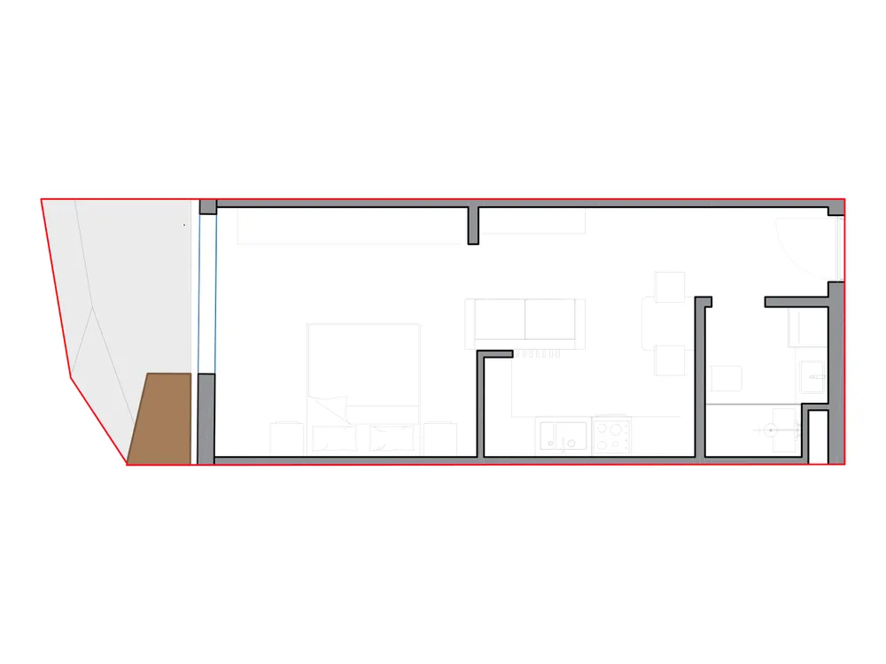 Furnished plan of SST-B3-412