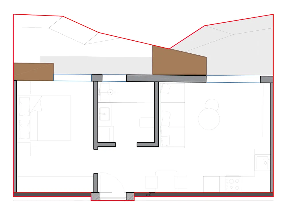 Furnished plan of SST-B3-416